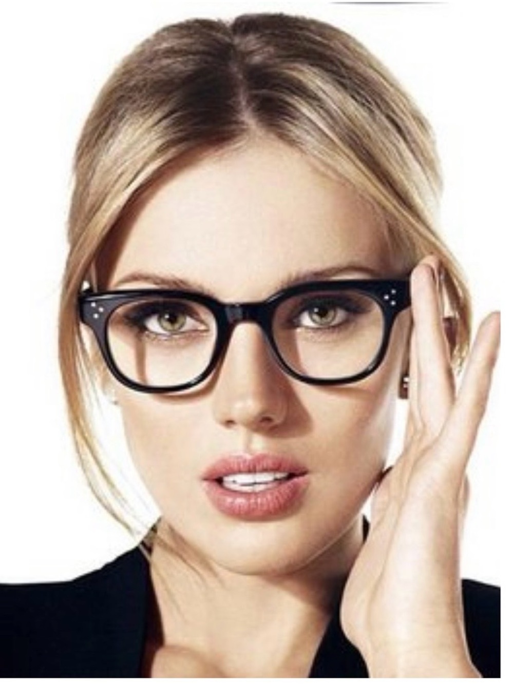 Oliver Peoples Black Women's Square Eyeglass Frames